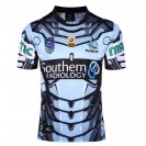 Cronulla Sharks 2016 men’s slim-fit rugby league jersey in official club colours Cronulla Sharks 2016 men’s slim-fit rugby league jersey in official club colours