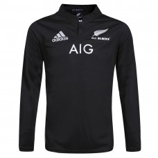 All Blacks 2023 Men's Long Sleeve Home Rugby Jersey