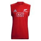 All Blacks Primeblue Performance Singlet Red 2021 | Eco Rugby Gear