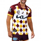 Brisbane Broncos Mens Heritage Rugby Jersey 2024 – Retro Style & Eco-Friendly