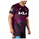 Brisbane Broncos 2024 Training Tee | Official ASICS Rugby Shirt Brisbane Broncos 2024 Training Tee | Official ASICS Rugby Shirt