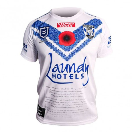 ANZAC Rugby Jersey 2023 – Canterbury Bulldogs Tribute Shirt ANZAC Rugby Jersey 2023 – Canterbury Bulldogs Tribute Shirt
