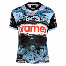 Cronulla Sharks Mens Indigenous Rugby Jersey 2022