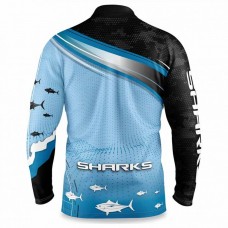 Cronulla Sharks Mens Fishfinder Fishing Rugby Shirt 2022