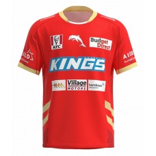 Dolphins Men's Red Training Rugby Jersey 2023