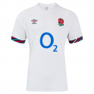 Castore England Rugby Home Shirt 2025 – Authentic O2 White Jersey for Men