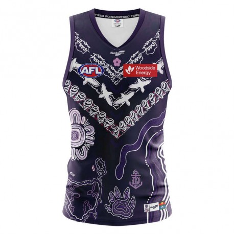 Fremantle Dockers 2023 Mens Indigenous Guernsey - Official AFL Jersey Fremantle Dockers 2023 Mens Indigenous Guernsey - Official AFL Jersey