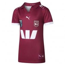 Harvey Norman QLD Maroons Kids Home Rugby Jersey 2025