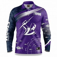 Melbourne Storm Men’s Fishfinder Fishing Rugby Shirt 2022