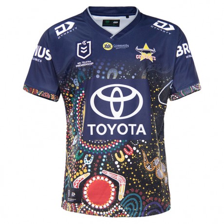 North Queensland Cowboys Men's Indigenous Rugby Jersey 2021 North Queensland Cowboys Men's Indigenous Rugby Jersey 2021