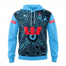 NSW Blues State Of Origin Mens Indigenous Rugby Hoodie 2024