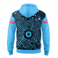 NSW Blues State Of Origin Mens Indigenous Rugby Hoodie 2024