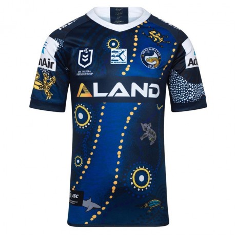 Parramatta Eels 2019 Men's Indigenous Jersey Parramatta Eels 2019 Men's Indigenous Jersey