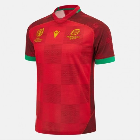 Portugal RWC 2023 Home Rugby Jersey – Official Macron Fan Kit