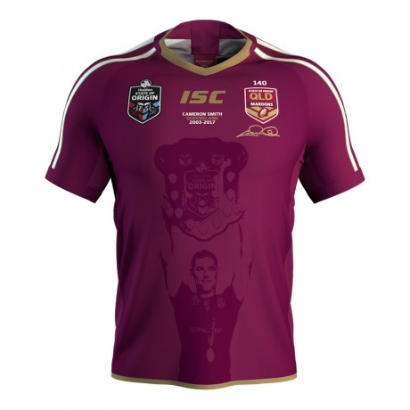 2018 Queensland Maroons Cameron Smith Jersey – State of Origin 2018 Queensland Maroons Cameron Smith Jersey – State of Origin