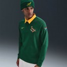 South Africa Springboks 2025 Mens Long Sleeve Pique Polo