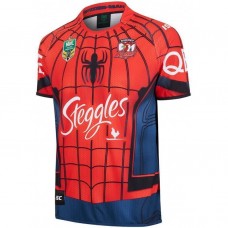  Sydney Roosters 2017 Men’s NRL Marvel Heroes (Spider‑Man) Jersey