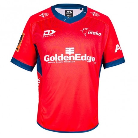 Official Tasman Mako Home Rugby Jersey 2020 – Bold Red Design Official Tasman Mako Home Rugby Jersey 2020 – Bold Red Design