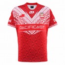 Tonga Rugby Jersey 2024 – Ecotek Home Kit with Ngatu Design