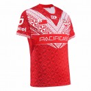 Tonga Rugby Jersey 2024 – Ecotek Home Kit with Ngatu Design