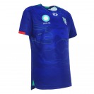 Warriors Men's Royal Training Rugby Tee 2024 – Eco-Friendly & Lightweight Gear